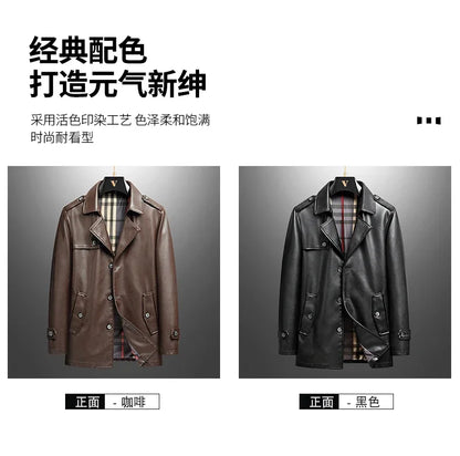 "Vento Slim" – PU Leather Jacket By Enzo Bellari®