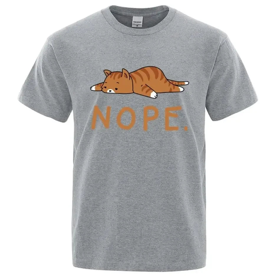 "Gatto Ribelle" – NOPE Cat T-shirt By Enzo Bellari®