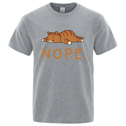 "Gatto Ribelle" – NOPE Cat T-shirt By Enzo Bellari®