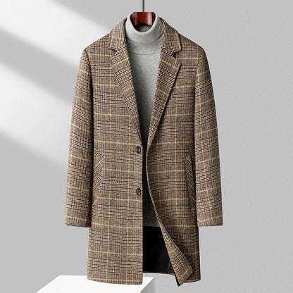 "Taglio Lungo" – Mid-Length Woolen Coat By Enzo Bellari®