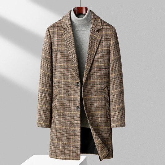 "Taglio Lungo" – Mid-Length Woolen Coat By Enzo Bellari®