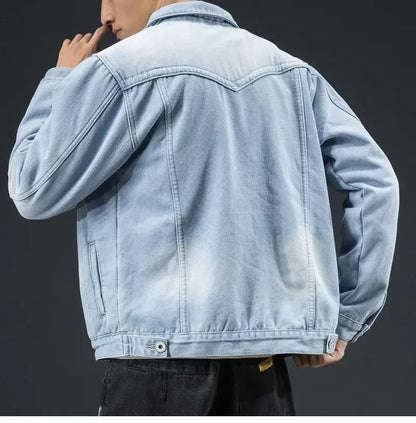 "Pelliccia Blu" – Fleece Denim Jacket By Enzo Bellari®