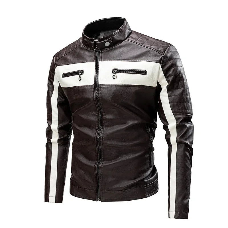 "Strada Moderna" – Leather Moto Jacket By Enzo Bellari®