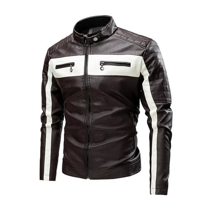 "Strada Moderna" – Leather Moto Jacket By Enzo Bellari®