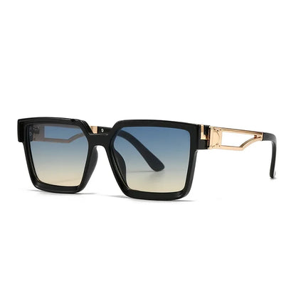 "Sole Dorato" – Square Gold Sunglasses By Enzo Bellari®