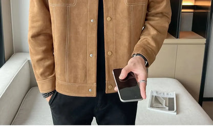 "Vento di Chamois" – Chamois Leather Jacket By Enzo Bellari®