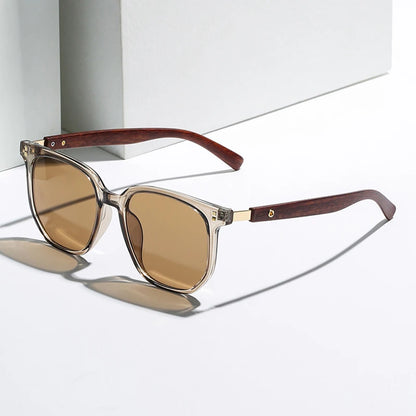 "Oro di Mare" – Retro Woodgrain Sunglasses By Enzo Bellari®