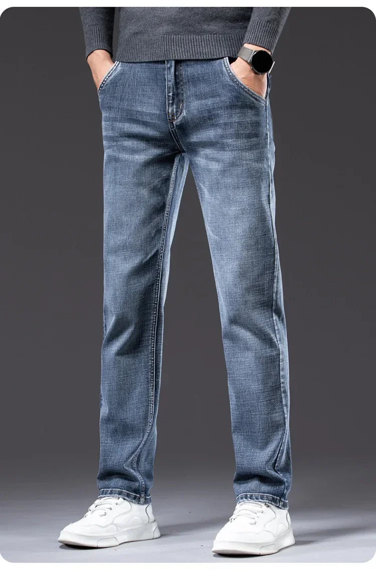 "Fior di Vento" – Loose Fit Straight Leg Jeans By Enzo Bellari®