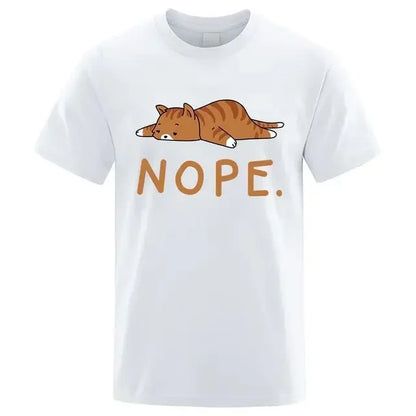 "Gatto Ribelle" – NOPE Cat T-shirt By Enzo Bellari®