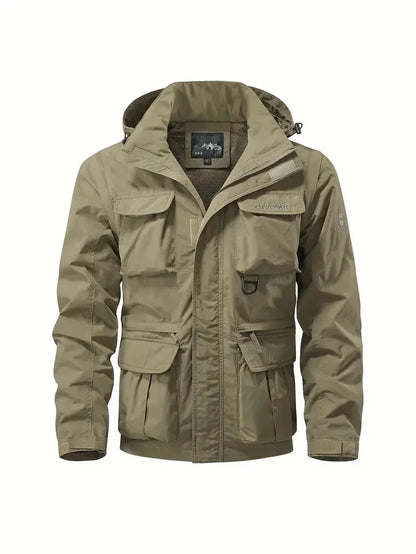"Bello Sogno" – Casual Waterproof Cargo Jacket By Enzo Bellari®