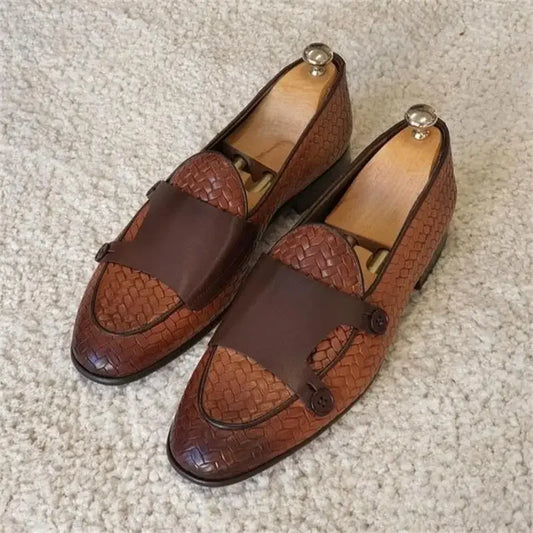 "Intreccio Morbido" – PU Loafers Patterned By Enzo Bellari®