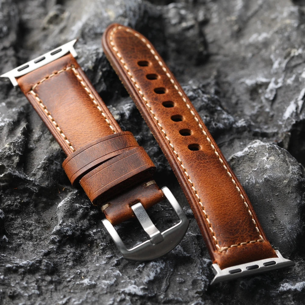 "Cinturino Fattoamano" – Leather iWatch Strap By Enzo Bellari®
