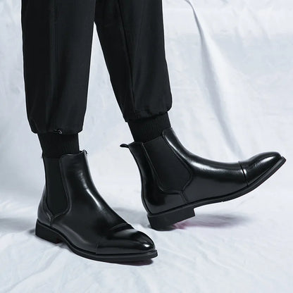 "Punta Stretta" – Pointed Chelsea Boots By Enzo Bellari®