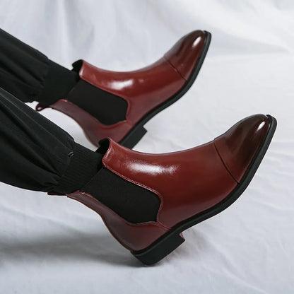 "Punta Stretta" – Pointed Chelsea Boots By Enzo Bellari®