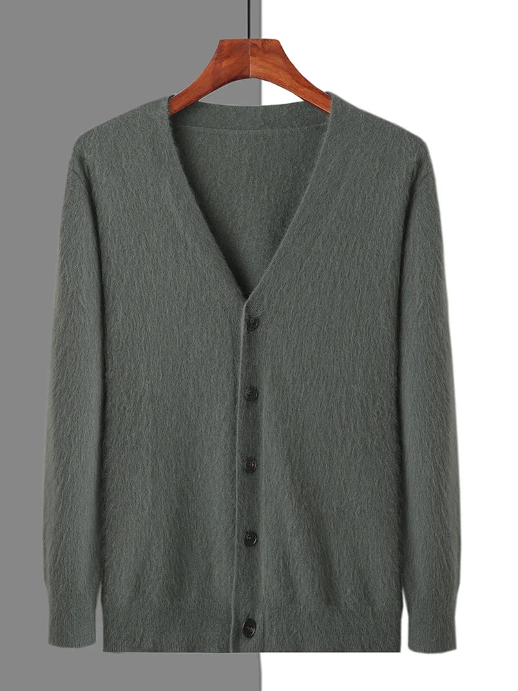 "Sole di Capri" – V-neck Cashmere Cardigan By Enzo Bellari®