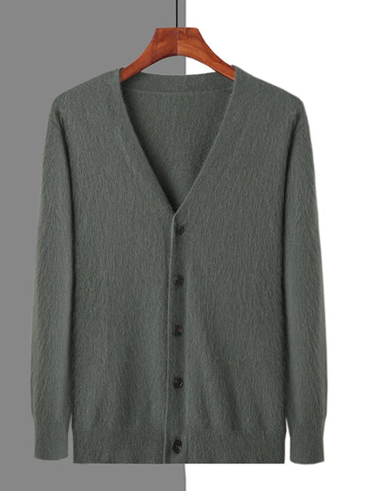 "Sole di Capri" – V-neck Cashmere Cardigan By Enzo Bellari®