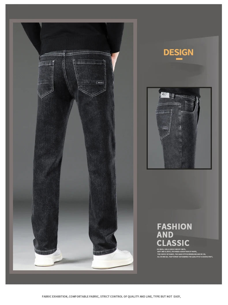 "Taglio Slim" – Stretch Denim Jeans By Enzo Bellari®