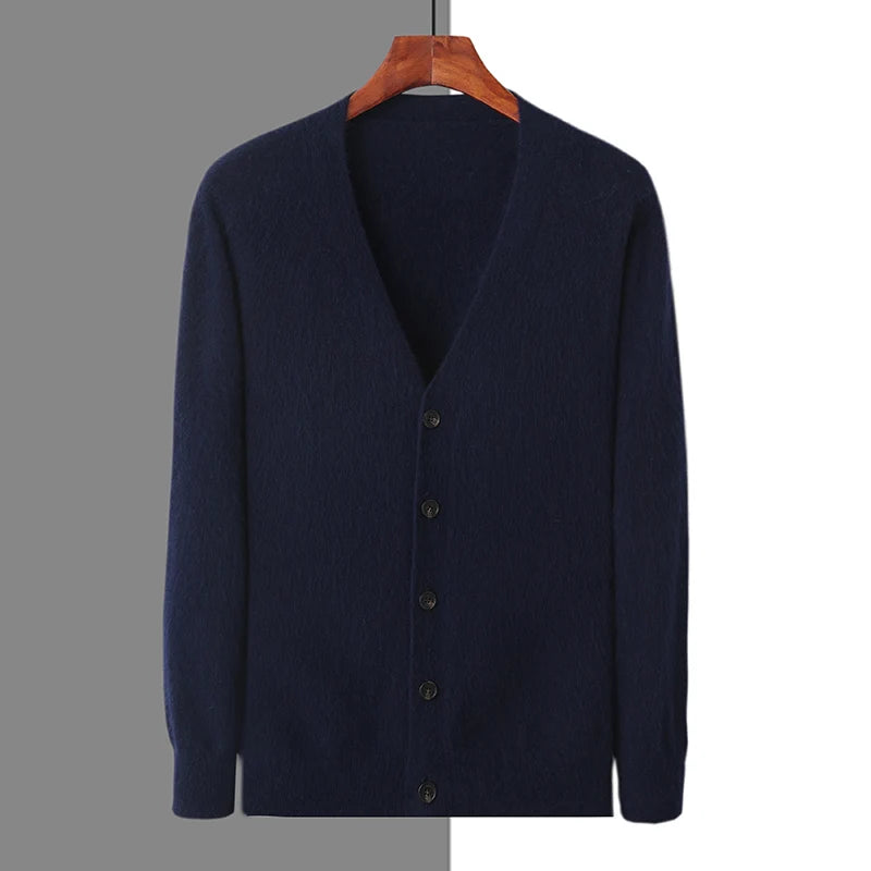"Sole di Capri" – V-neck Cashmere Cardigan By Enzo Bellari®