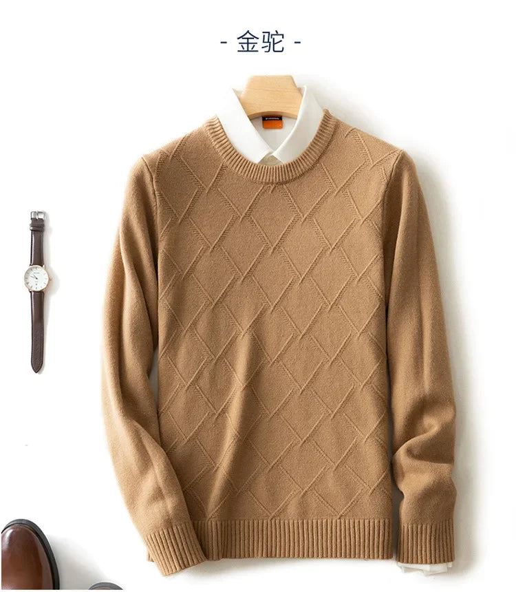 "Alma Bella" – Thickened Cashmere Sweater By Enzo Bellari®