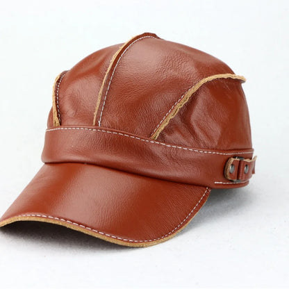 "Berretto Regolabile" – Cowhide Baseball Cap By Enzo Bellari®