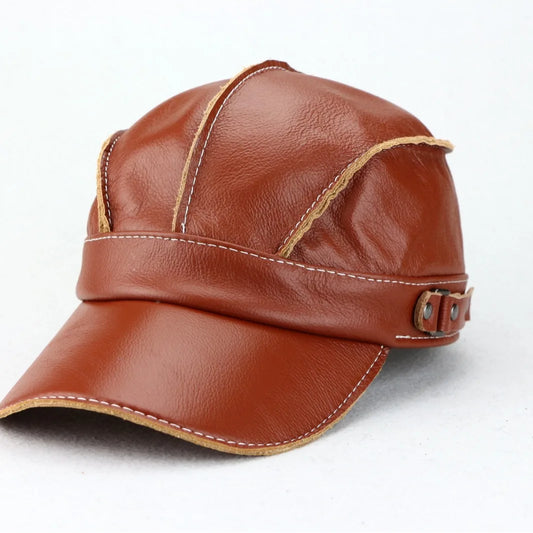 "Berretto Regolabile" – Cowhide Baseball Cap By Enzo Bellari®