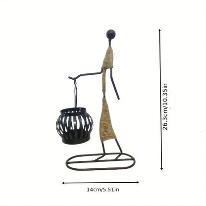 "Luna Dorata" – Nordic Metal Candle Holder By Enzo Bellari®