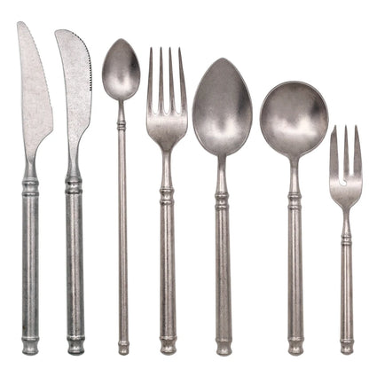"Acciaio Retrò" – Stainless Flatware Cutlery Set By Enzo Bellari®