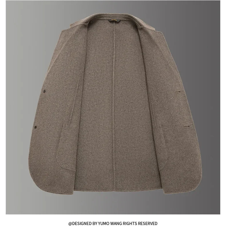 "Oro di Mare" – Double-Faced Woolen Business Jacket By Enzo Bellari®