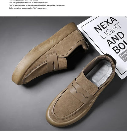 "Passo Stabile" – Non-slip Leather Loafers By Enzo Bellari®