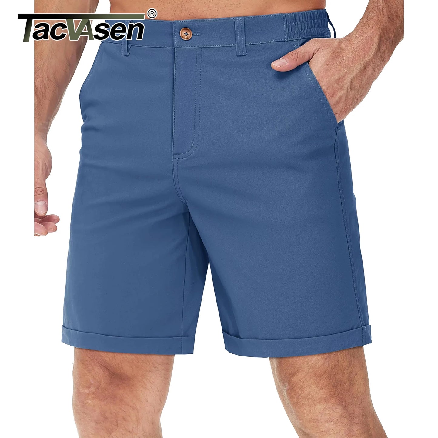 "Bermuda Naturale" – Cotton Cargo Shorts By Enzo Bellari®