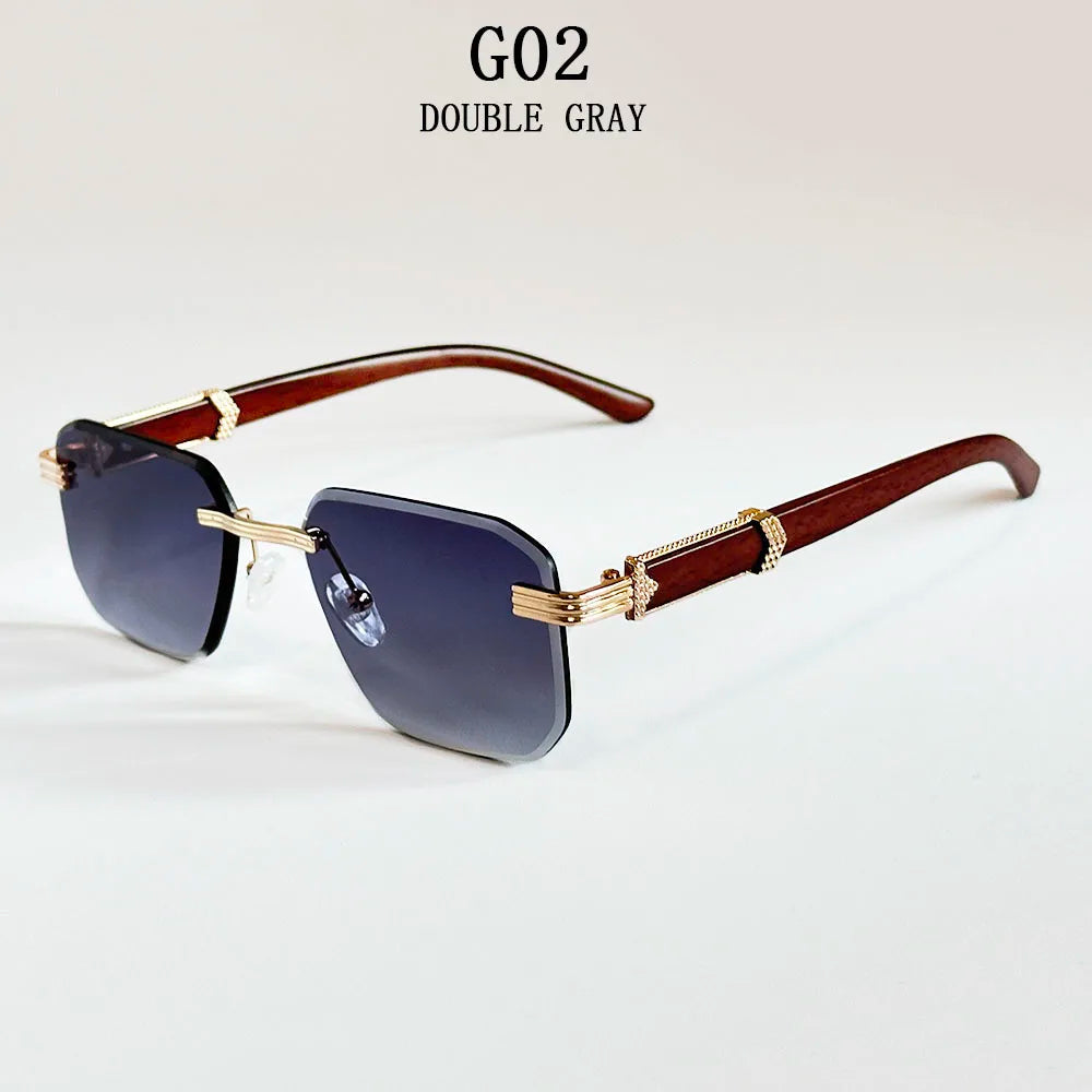 "Occhio Legnoso" – Wooden Square Sunglasses By Enzo Bellari®