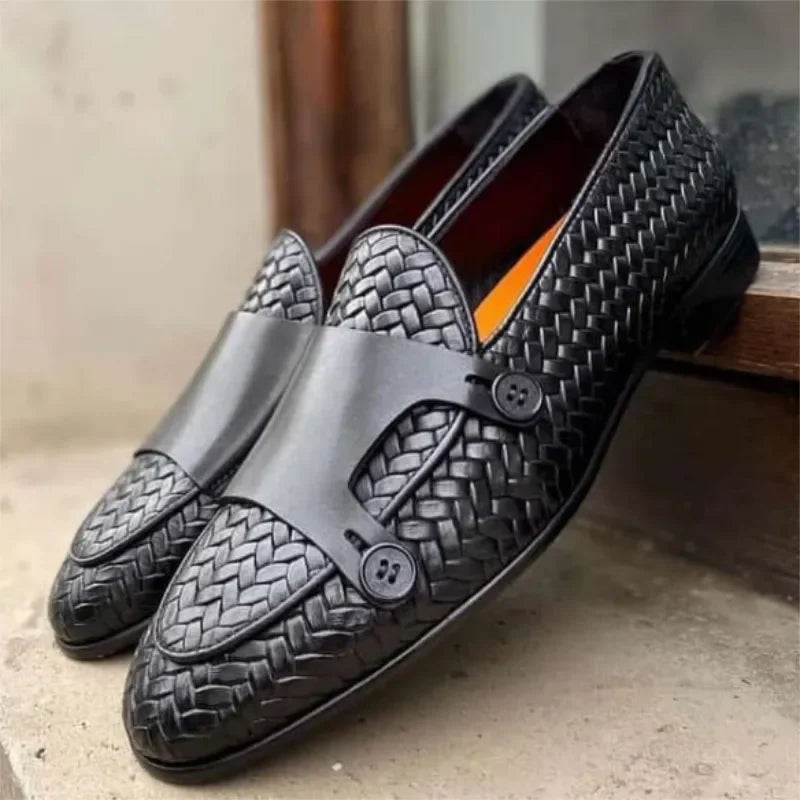 "Intreccio Morbido" – PU Loafers Patterned By Enzo Bellari®