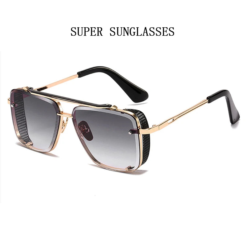 "Luce di Mare" – Steampunk Square Sunglasses By Enzo Bellari®