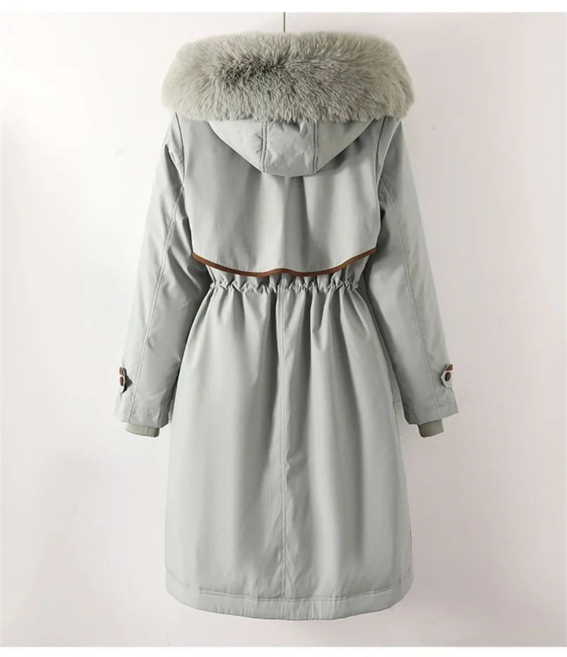 "Neve Elegante" – Fur Hooded Parka By Enzo Bellari®