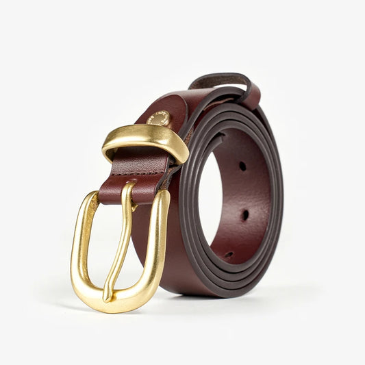 "Cintura Ovale" – Cow Leather Belt By Enzo Bellari®