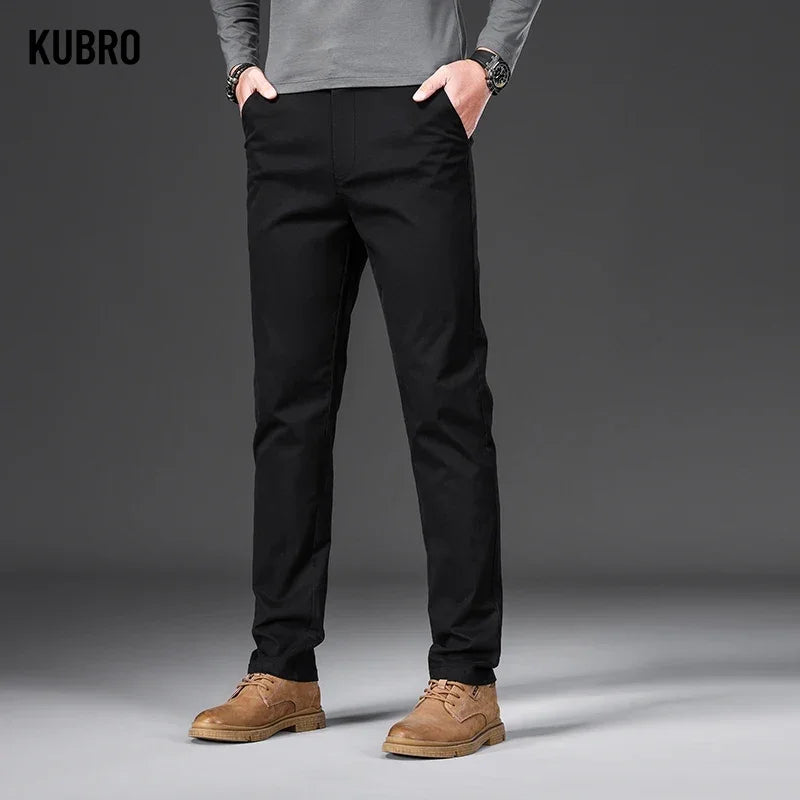 "Slim Naturale" – Cotton Slim Fit Pants By Enzo Bellari®