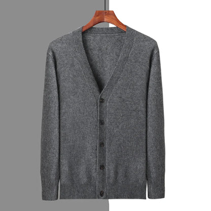"Sole di Capri" – V-neck Cashmere Cardigan By Enzo Bellari®