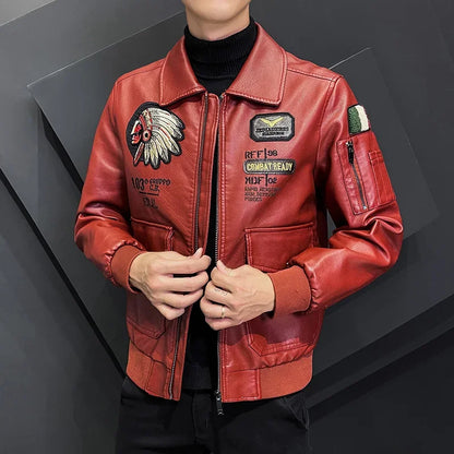 "Cuore Ribelle" – Leather Moto Jacket By Enzo Bellari®