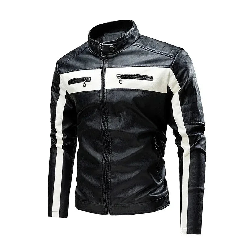 "Strada Moderna" – Leather Moto Jacket By Enzo Bellari®