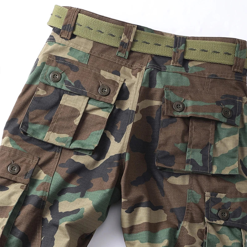 "Ombra Tattica" – Camo Cargo Pants By Enzo Bellari®