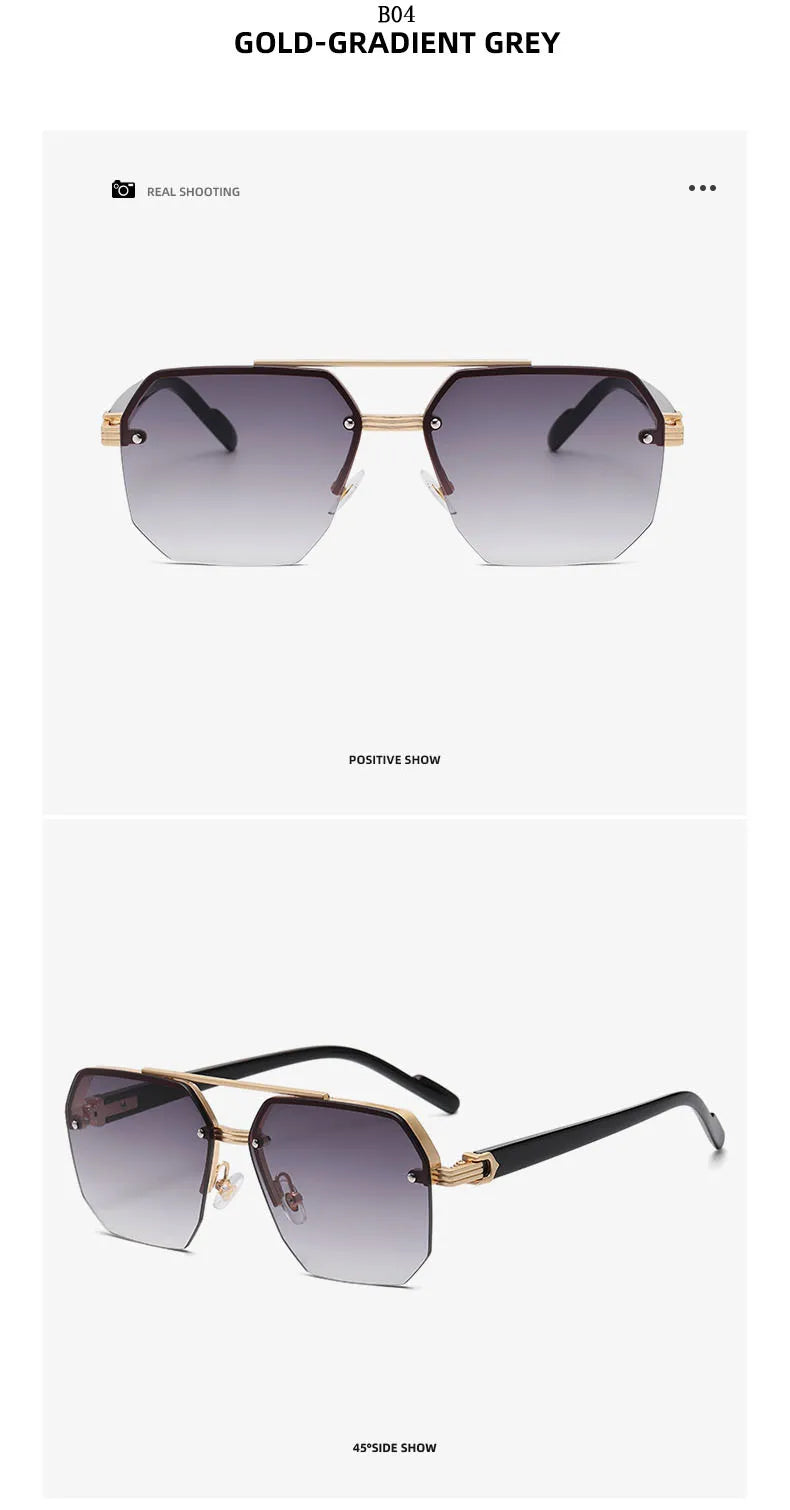 "Vista Leggera" – Semi-Rimless Sunglasses By Enzo Bellari®