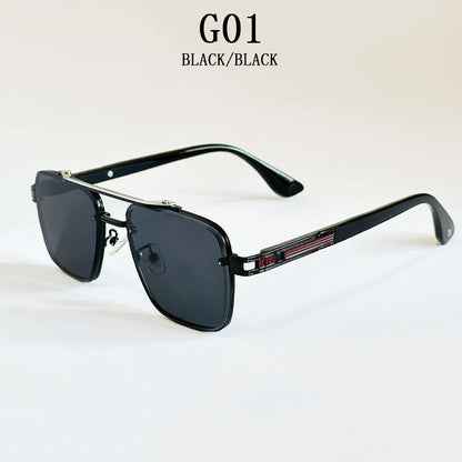 "Oro di Mare" – Luxury Square Rimless Sunglasses By Enzo Bellari®