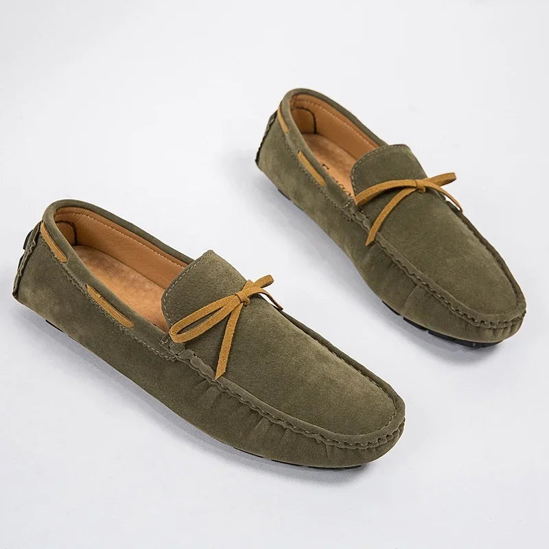"Passo Morbido" – Suede Penny Loafers By Enzo Bellari®