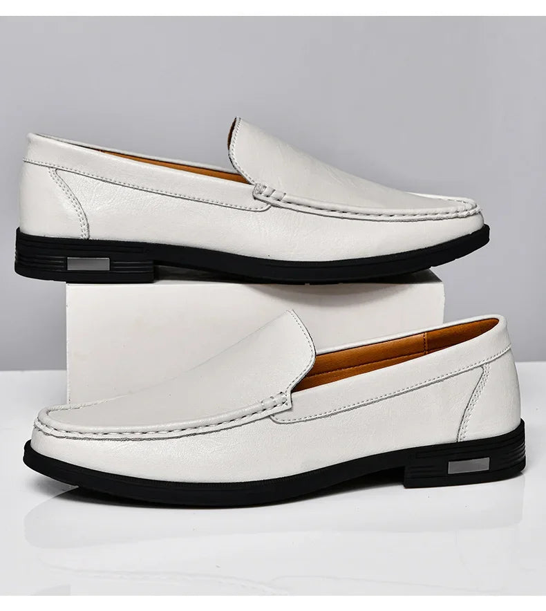 "Scivolo Vero" – Leather Slip-on Loafers By Enzo Bellari®