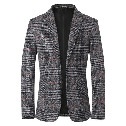 "Quadro Scozzese" – Plaid Blazer Jacket By Enzo Bellari®
