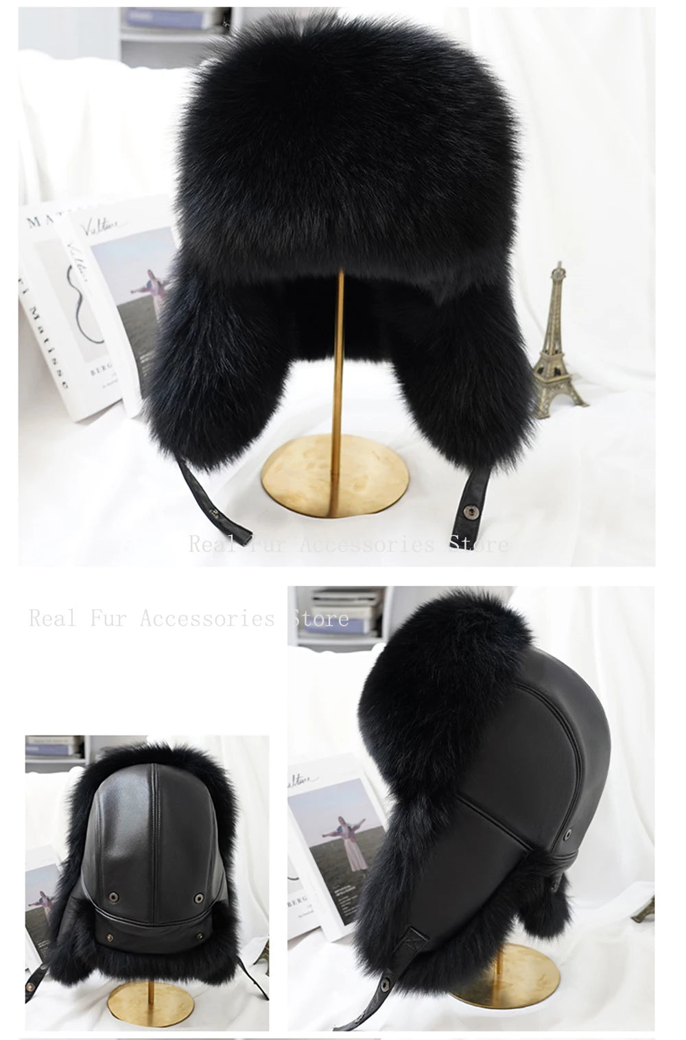 "Cappello Reale" – Fox Fur Lei Feng Hat By Enzo Bellari®