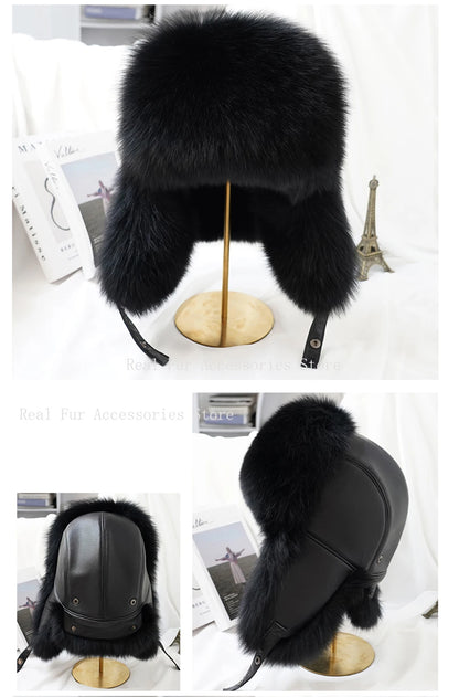 "Cappello Reale" – Fox Fur Lei Feng Hat By Enzo Bellari®