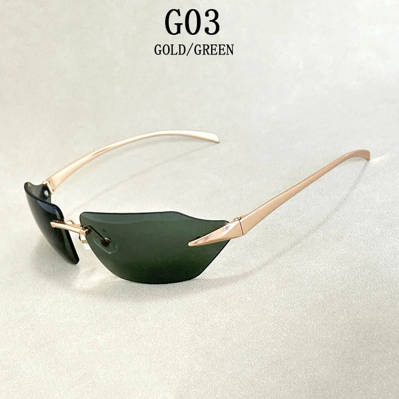 "Sole di Capri" – Rimless Vintage Sunglasses By Enzo Bellari®