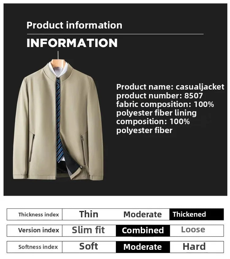 "Taglio Nobile" – Stand Collar Jacket By Enzo Bellari®