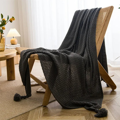"Vento Lieve" – Chunky Knit Throw Blanket By Enzo Bellari®